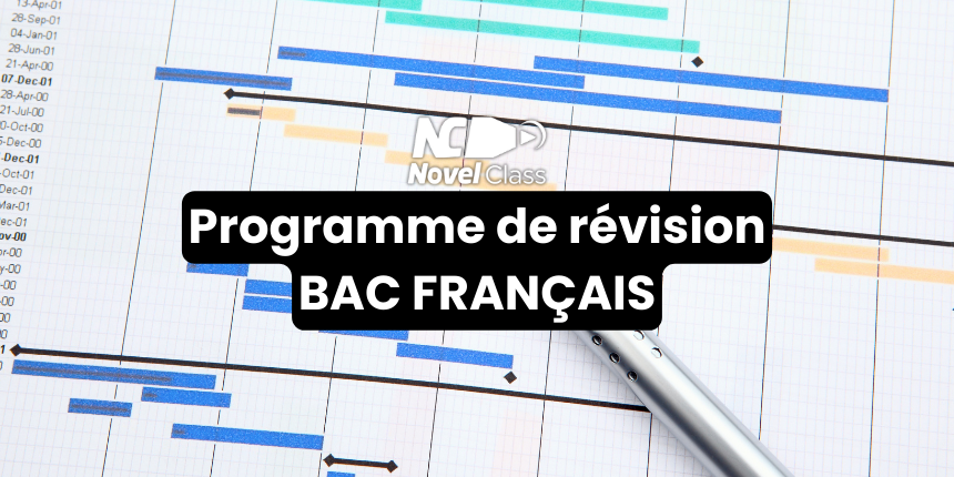 calendrier planning révision bac français