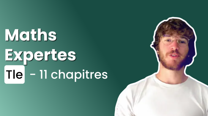 Terminale maths expertes option