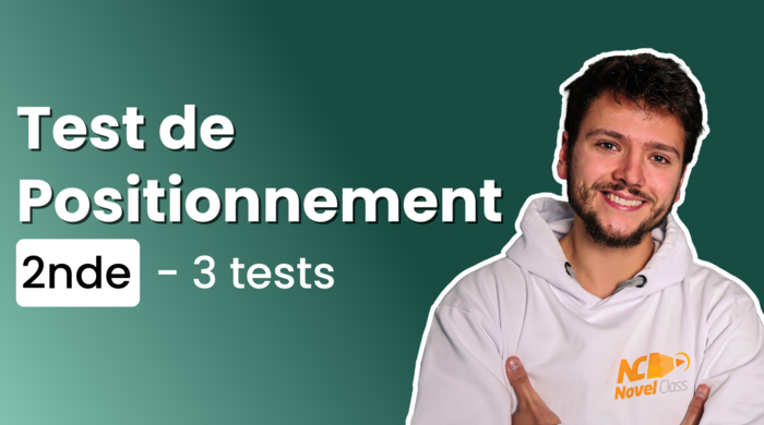 Test de positionnement Seconde